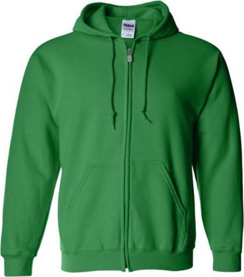Zip-Up Hoodie — Adult — Gildan 18600 · Heavy Blend full-zip