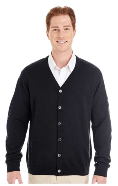Pilbloc V-Neck Button Cardigan — Men's / Women's — Harriton M425 / M425W